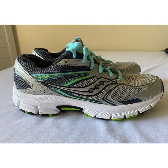 Saucony Cohesion 9 Running Sneakers S15262-5 Gray Women's size 9 - Picture 2 of 7